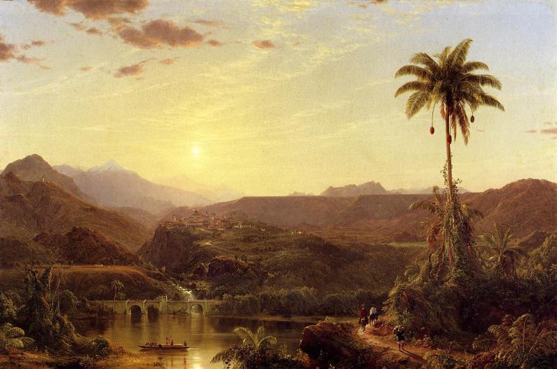 Frederic Edwin Church The Cordilleras Sunrise oil painting image